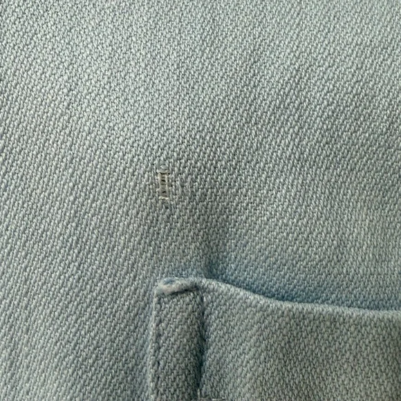 Frank & Eileen Womens Eileen Relax Light Blue Button Up Shirt Size S Coastal - Picture 11 of 13